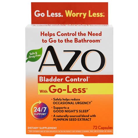 walgreens azo bladder control|AZO Bladder Control with Go